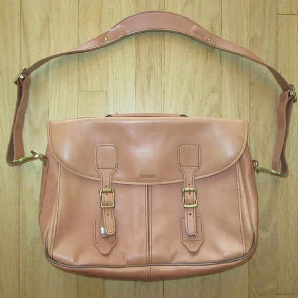 VINTAGE HARTMANN LEATHER LAPTOP BAG/BRIEFCASE/EMBOSSED/CLEAN!